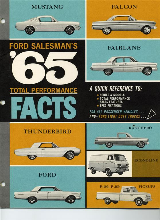 1965 Ford Salesmans Fact Book